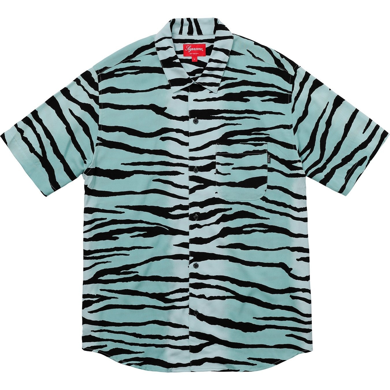 Tiger Stripe Rayon Shirt view 4